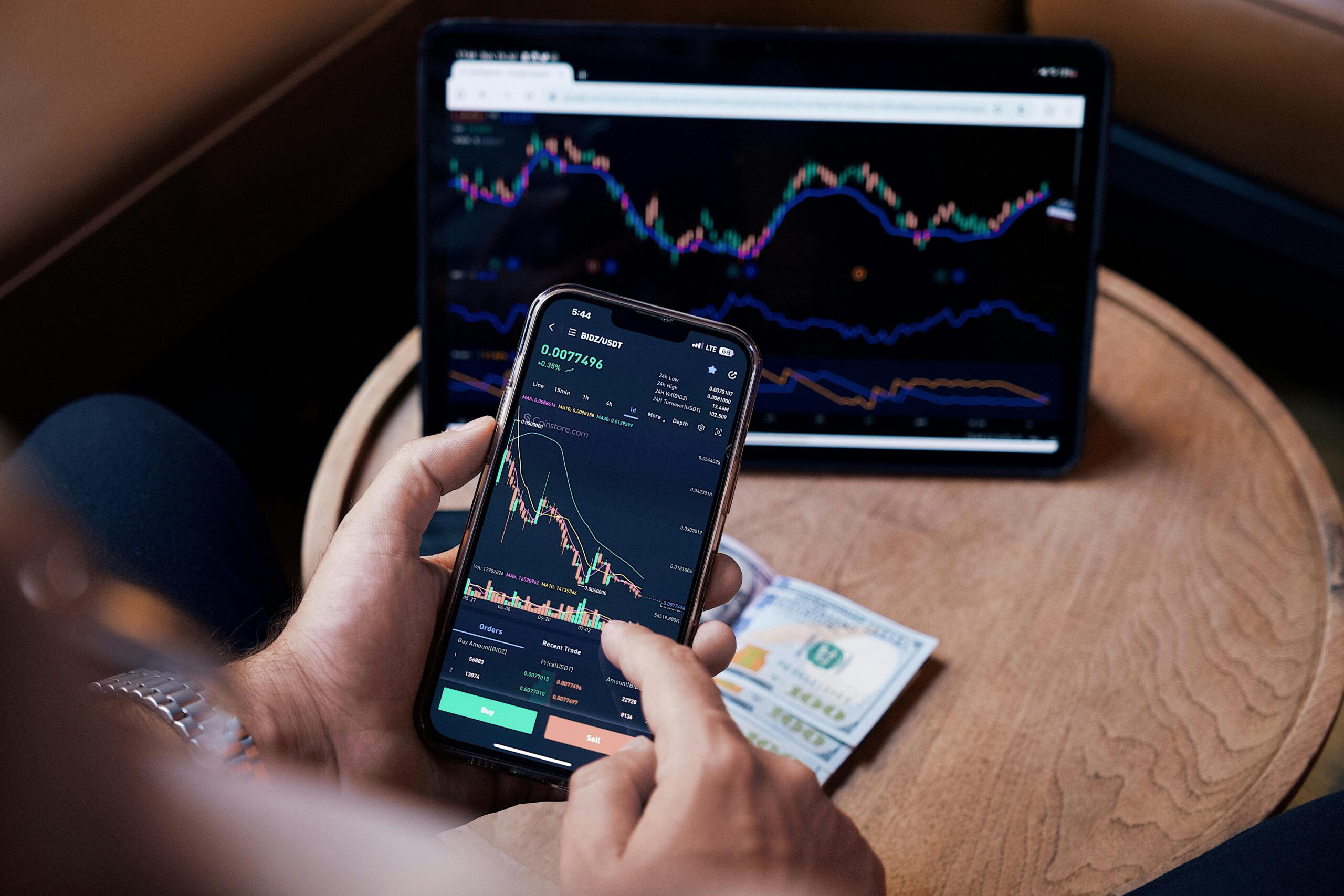 Kostenloses Stock Foto zu Aktien-Charts, aktienmarkt, android app