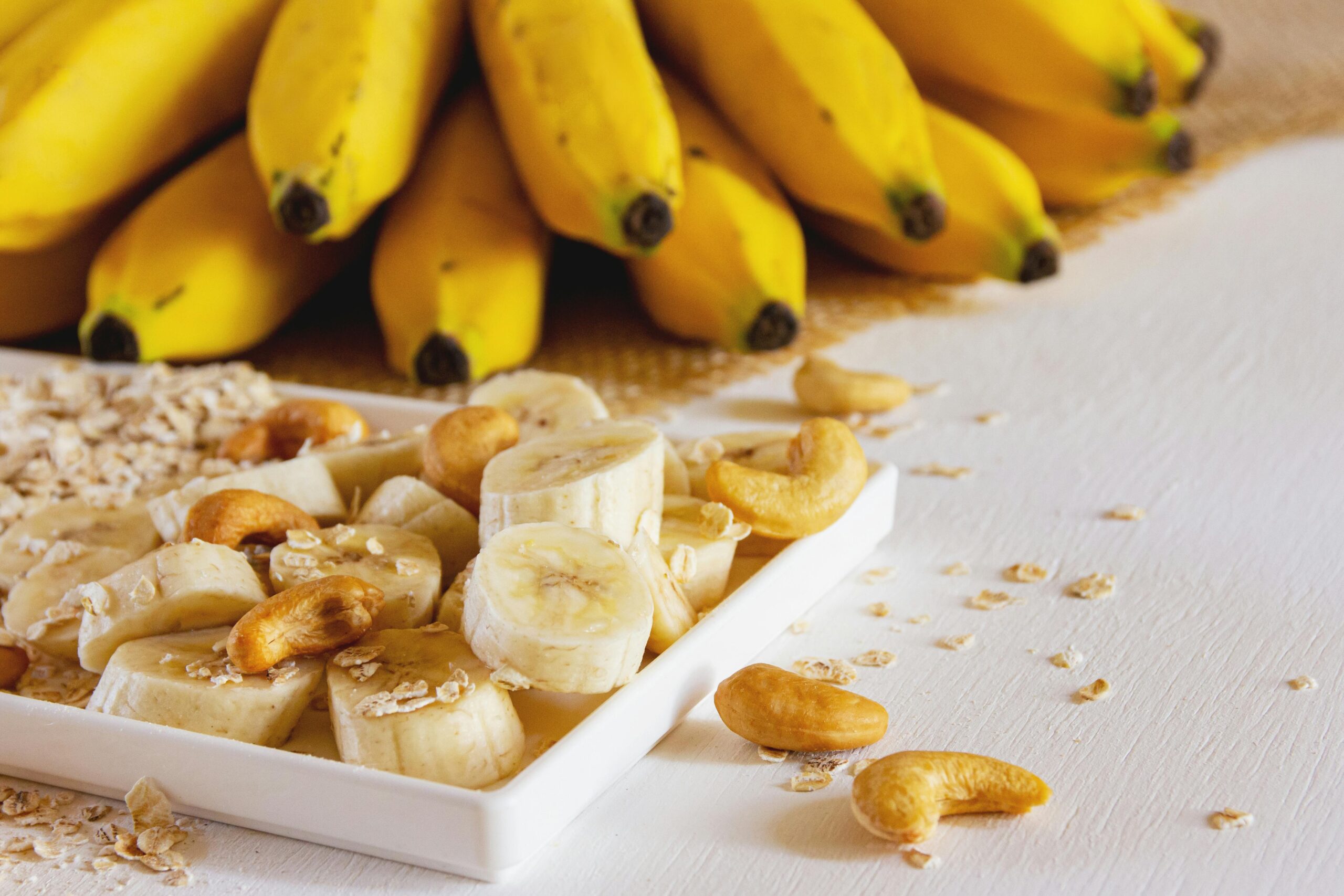 Bananenstaude Und Kastanien