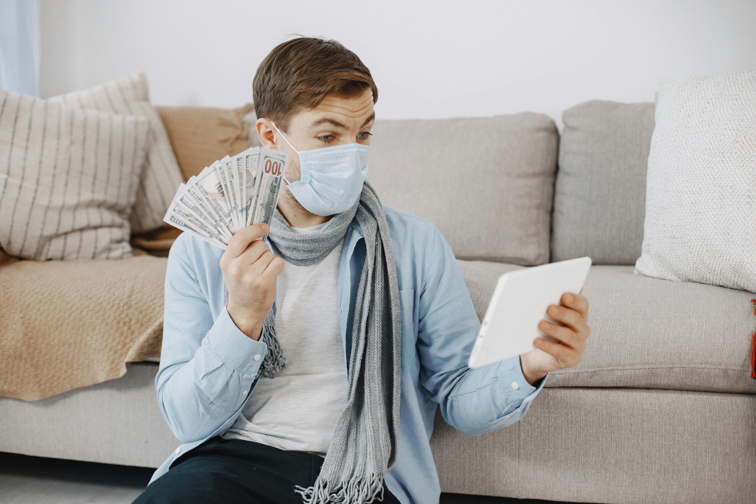 Kostenloses Stock Foto zu alltag, antivirale maßnahmen, banknoten