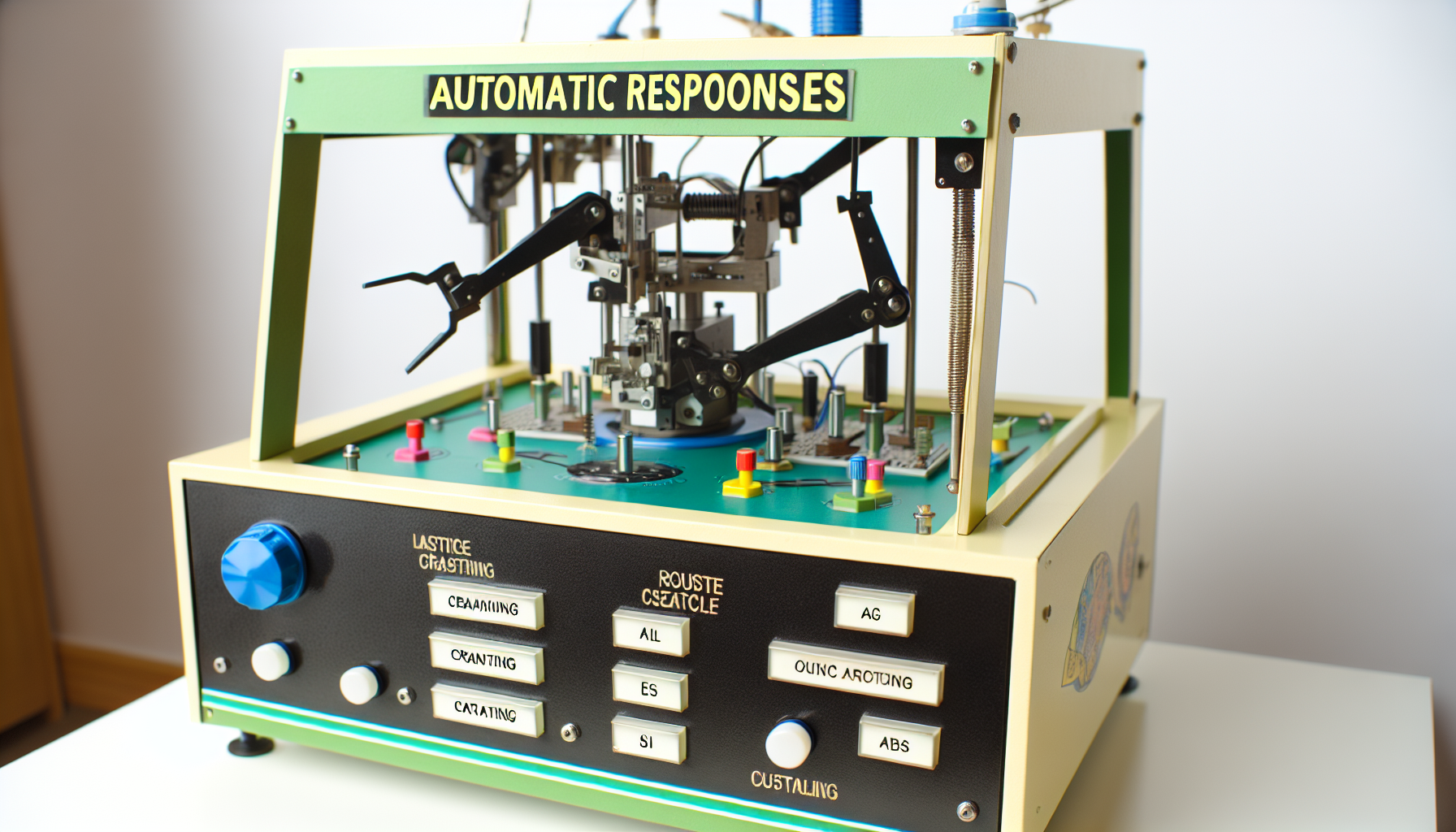 Bild einer Maschine, die automatische Antworten erstellt.