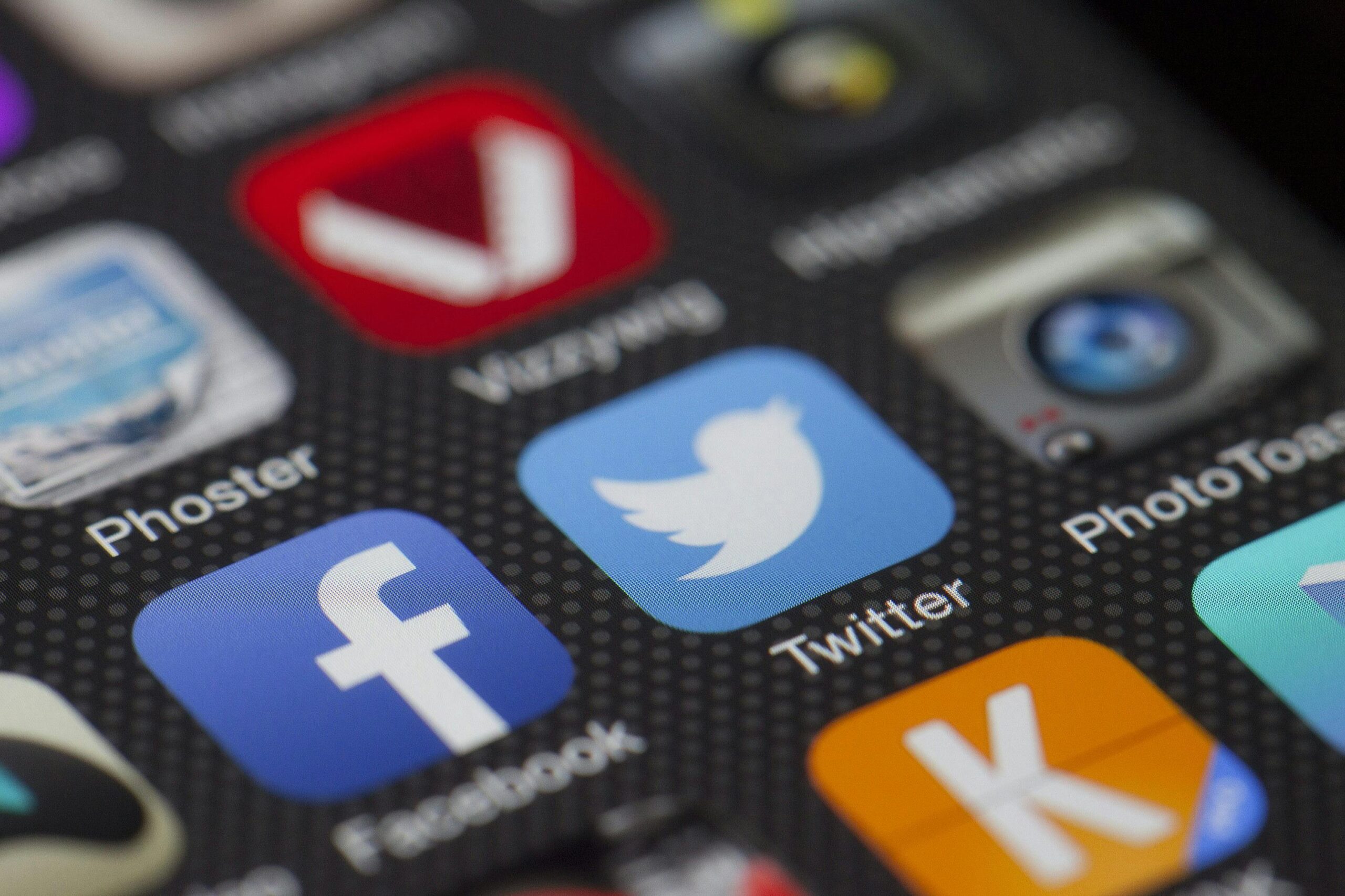 Iphone Anzeigen Der Social Media Anwendung