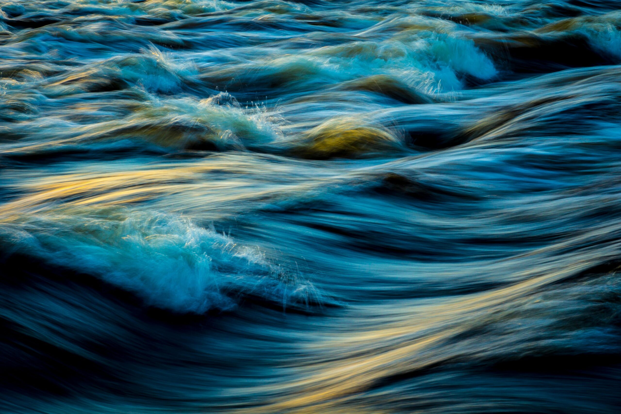 Makrofotografie Von Wasserwellen